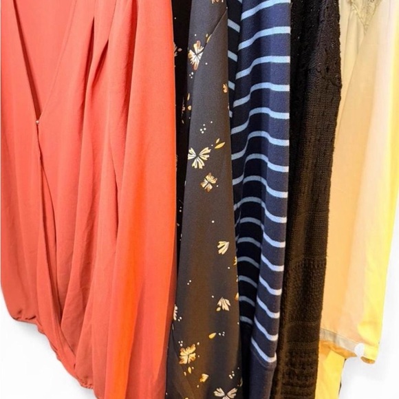 💰 SALE Colorful Clothing Collection- Long Sleeves 2X Women’s Lot of 5 - Picture 1 of 11